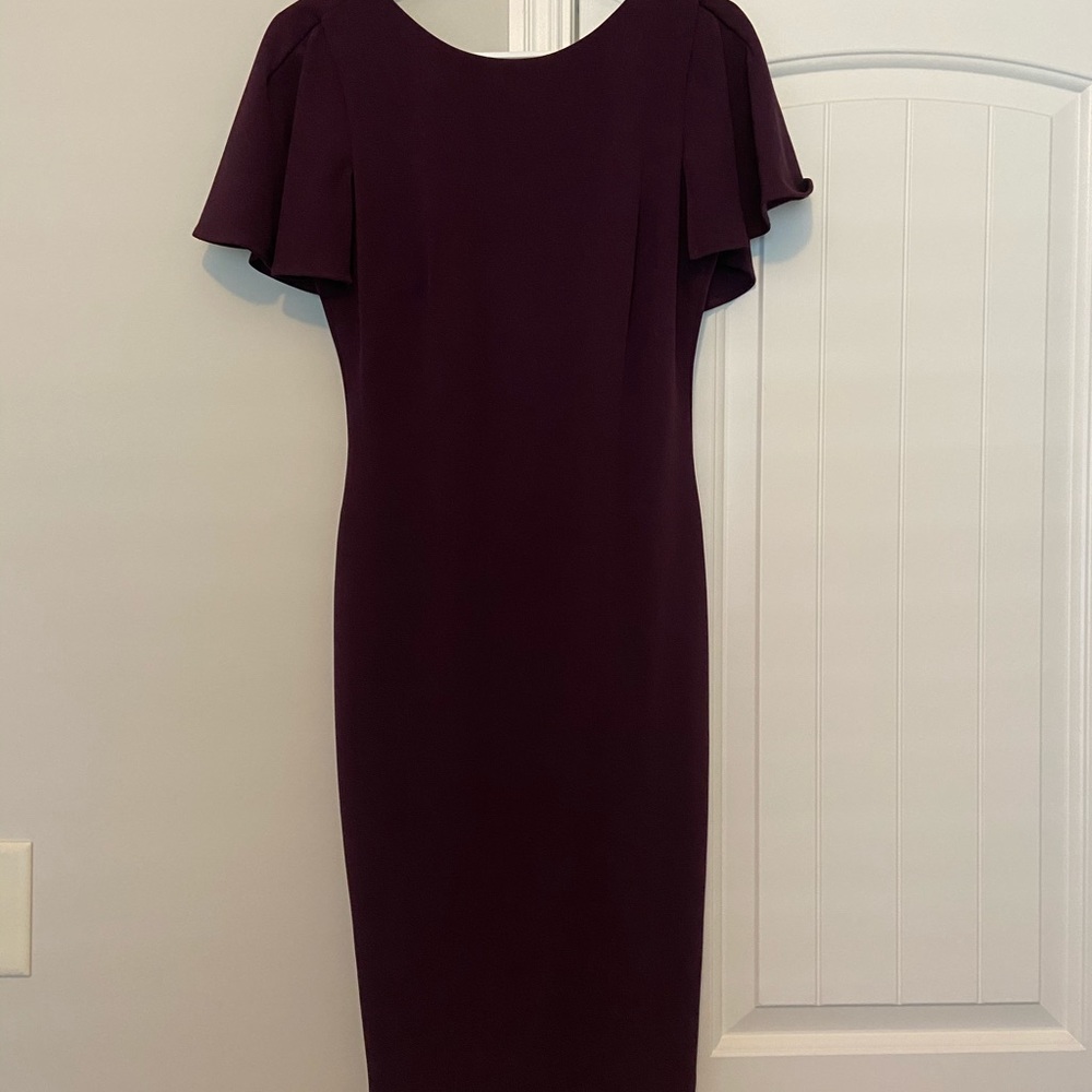 Calvin Klein purple dress